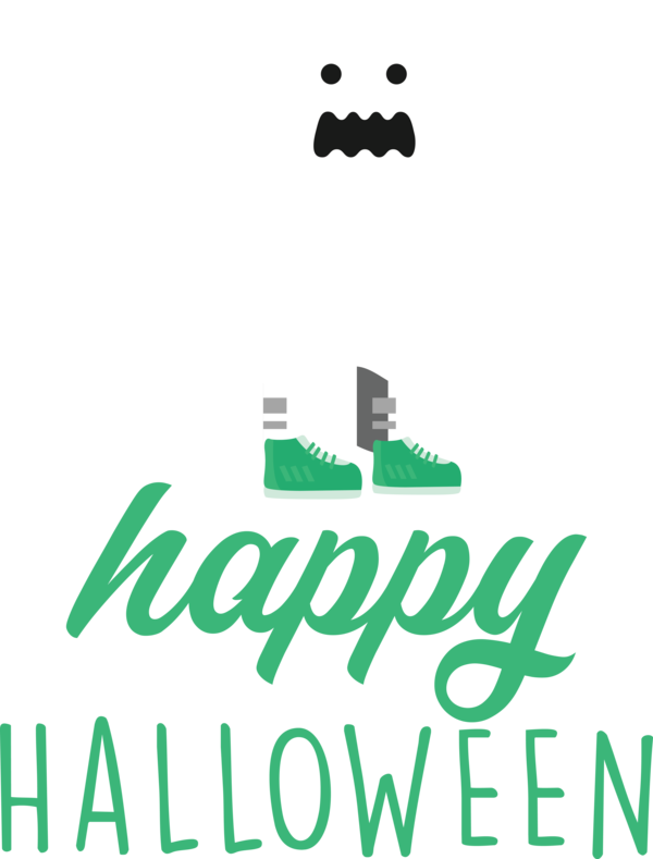 Transparent Halloween Human Logo Line for Happy Halloween for Halloween