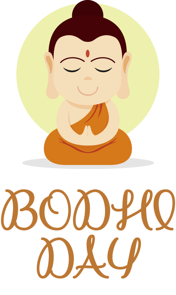 Transparent Bodhi Day Human Face Logo for Bodhi for Bodhi Day