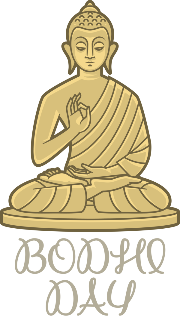 Transparent Bodhi Day Gautama Buddha Buddha's Birthday Buddharupa for Bodhi for Bodhi Day