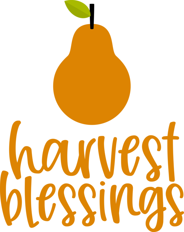 Transparent thanksgiving Plant Pear Line for Harvest for Thanksgiving