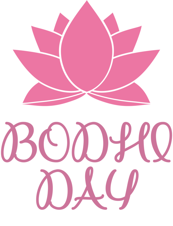 Transparent Bodhi Day Floral design Logo Leaf for Bodhi for Bodhi Day