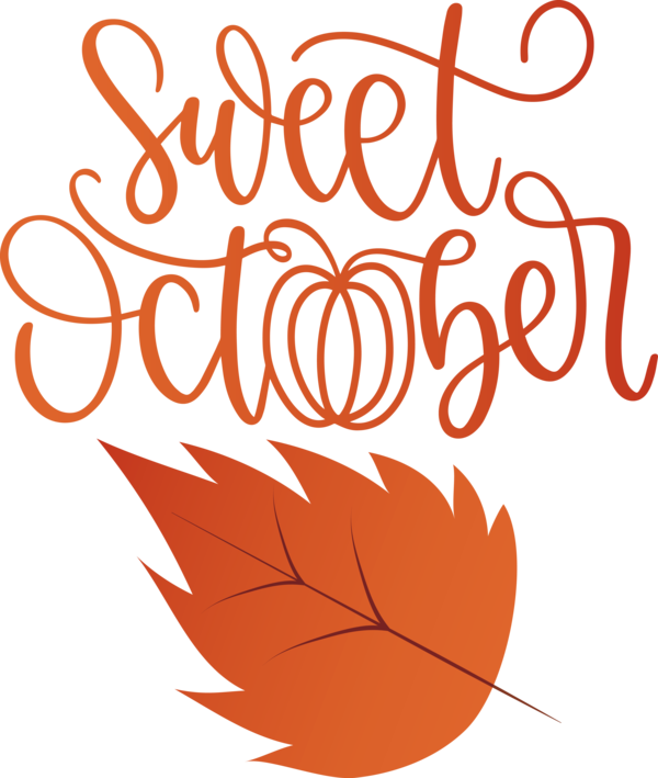 Transparent October Leaf Line Petal for Sweet October for October
