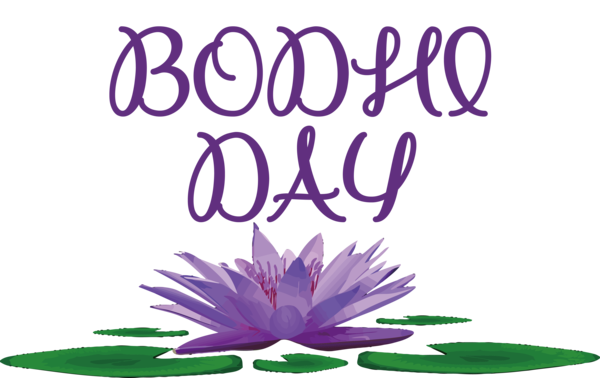 Transparent Bodhi Day Flower Cut flowers Design for Bodhi for Bodhi Day