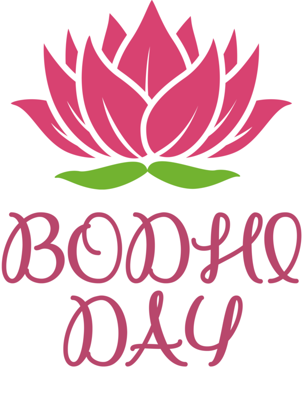 Transparent Bodhi Day Cut flowers Leaf Floral design for Bodhi for Bodhi Day