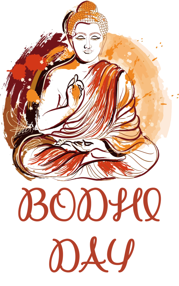 Transparent Bodhi Day Gautama Buddha Buddha's Birthday Vesak for Bodhi for Bodhi Day