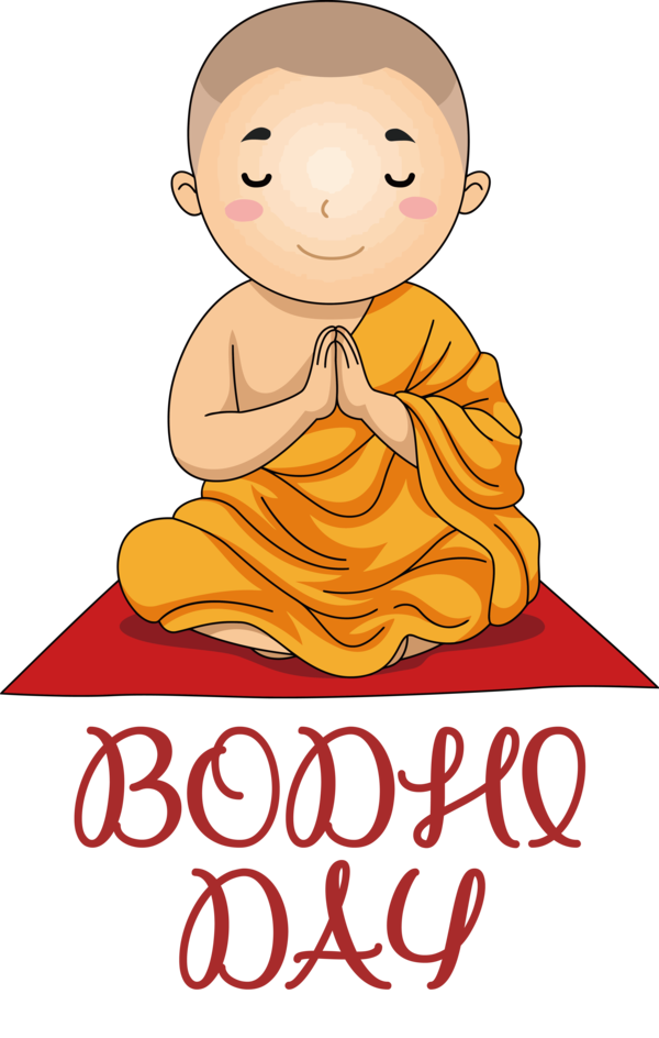 Transparent Bodhi Day Meditation Monk Zen for Bodhi for Bodhi Day