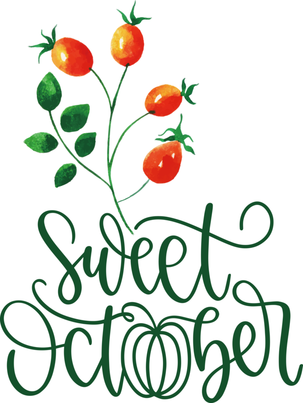 Transparent October Natural food Vegetable Line for Sweet October for October