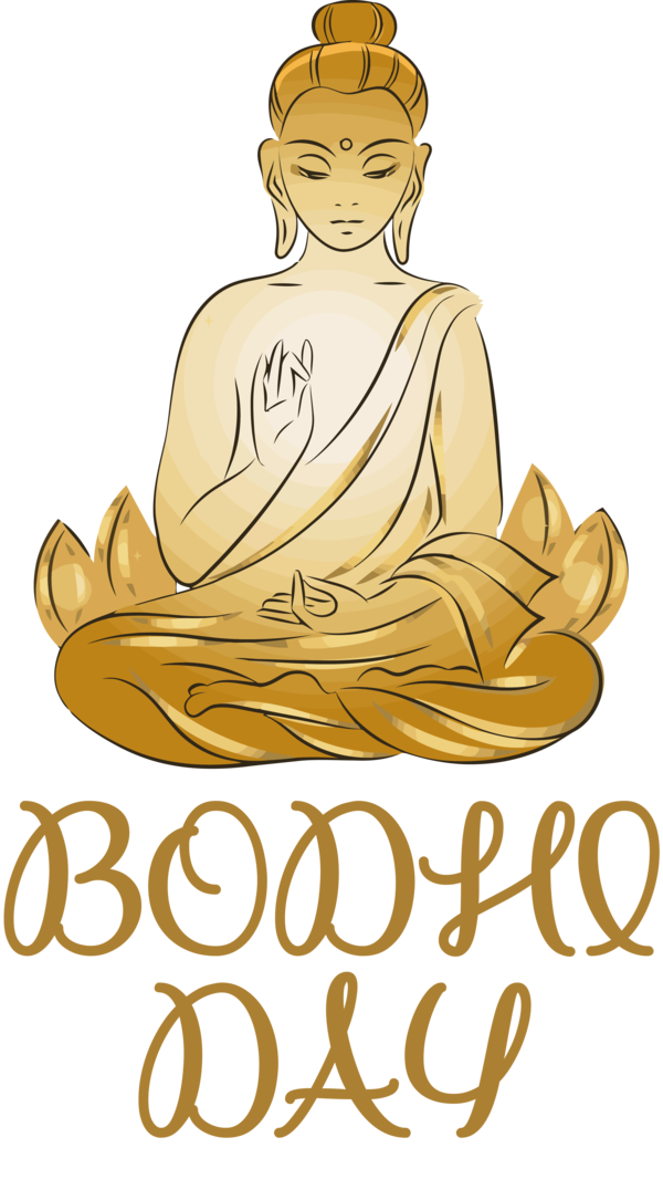Transparent Bodhi Day Human Logo Commodity for Bodhi for Bodhi Day