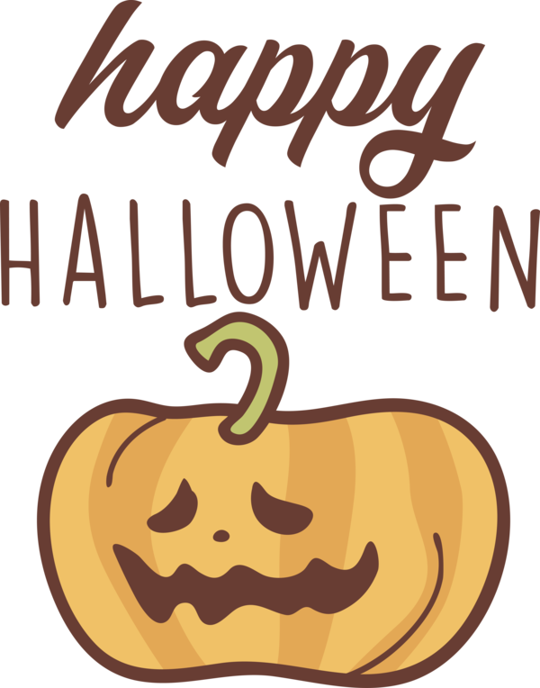 Transparent Halloween Logo Commodity Line for Happy Halloween for Halloween
