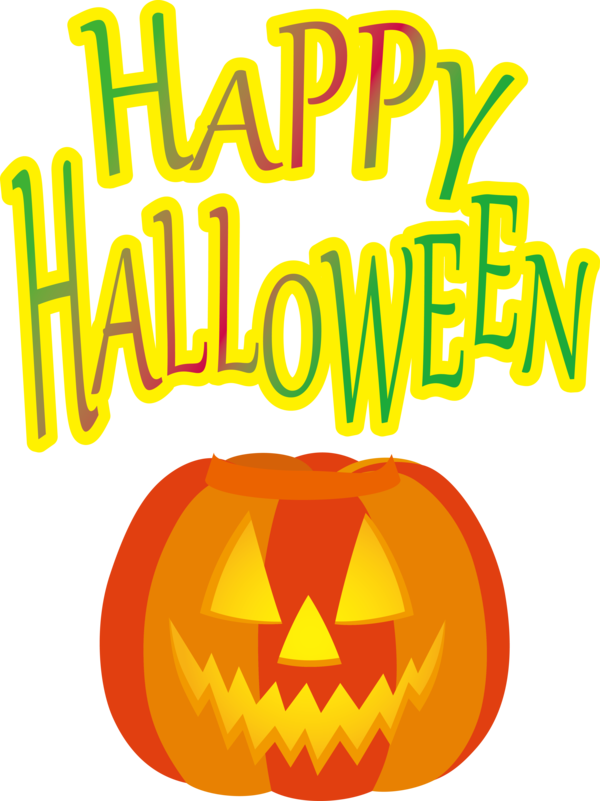 Transparent Halloween Jack-o'-lantern Squash Winter squash for Happy Halloween for Halloween