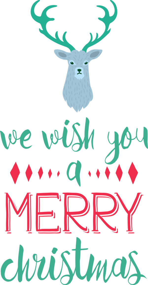 Transparent Christmas Reindeer Design Antler for Merry Christmas for Christmas
