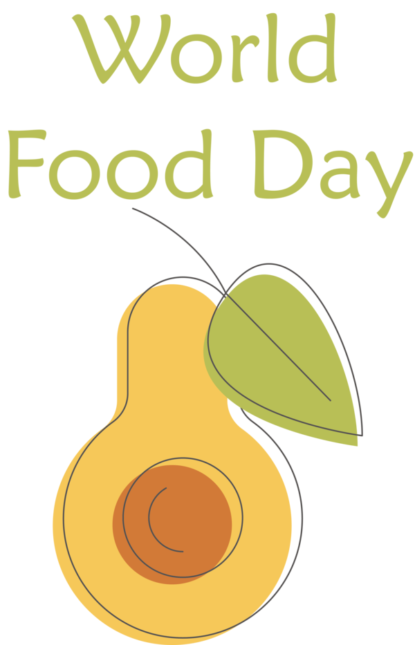 Transparent World Food Day Flower Design Meter for Food Day for World Food Day