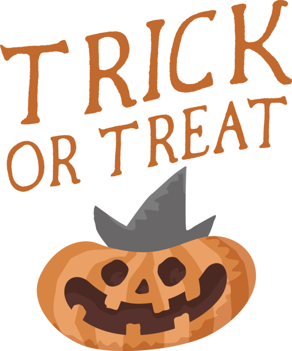 Transparent Halloween Jack-o'-lantern Cartoon Produce for Trick Or Treat for Halloween