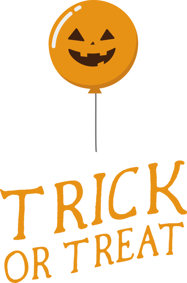Transparent Halloween Logo Icon Smiley for Trick Or Treat for Halloween