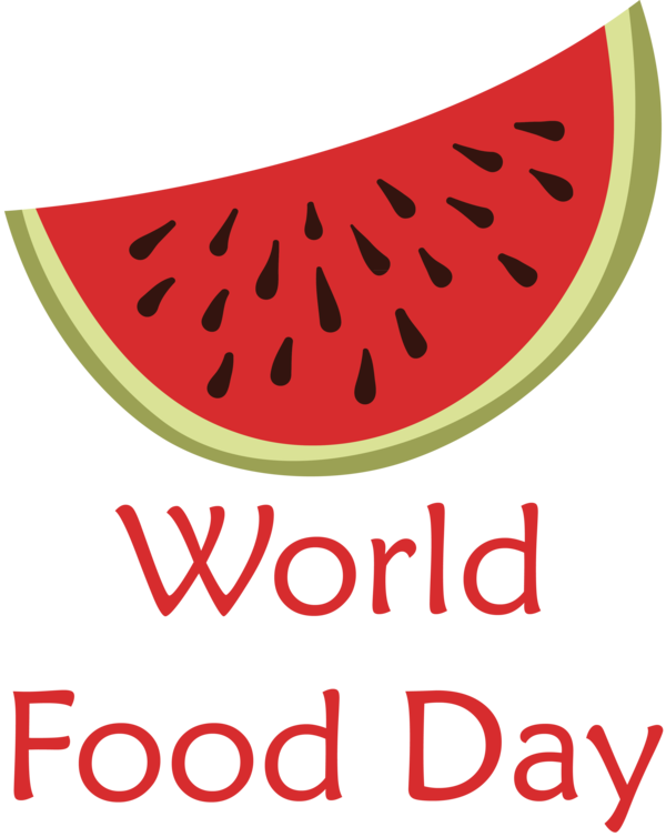 Transparent World Food Day Watermelon Logo Line for Food Day for World Food Day