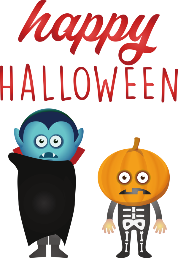 Transparent Halloween Cartoon Birthday Logo for Happy Halloween for Halloween