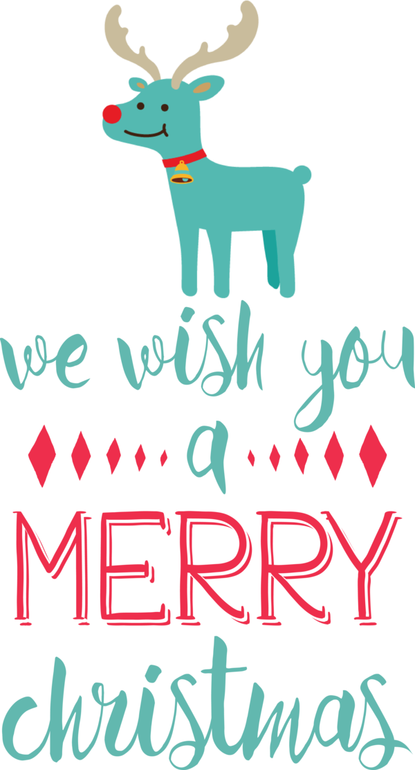 Transparent Christmas Reindeer Deer Line for Merry Christmas for Christmas