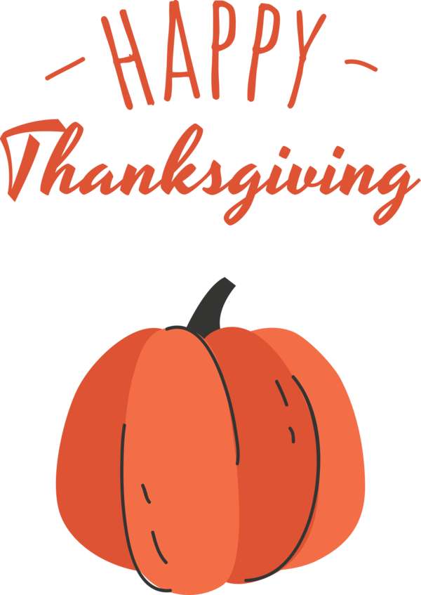 Transparent Thanksgiving Cartoon Line Pumpkin for Happy Thanksgiving for Thanksgiving