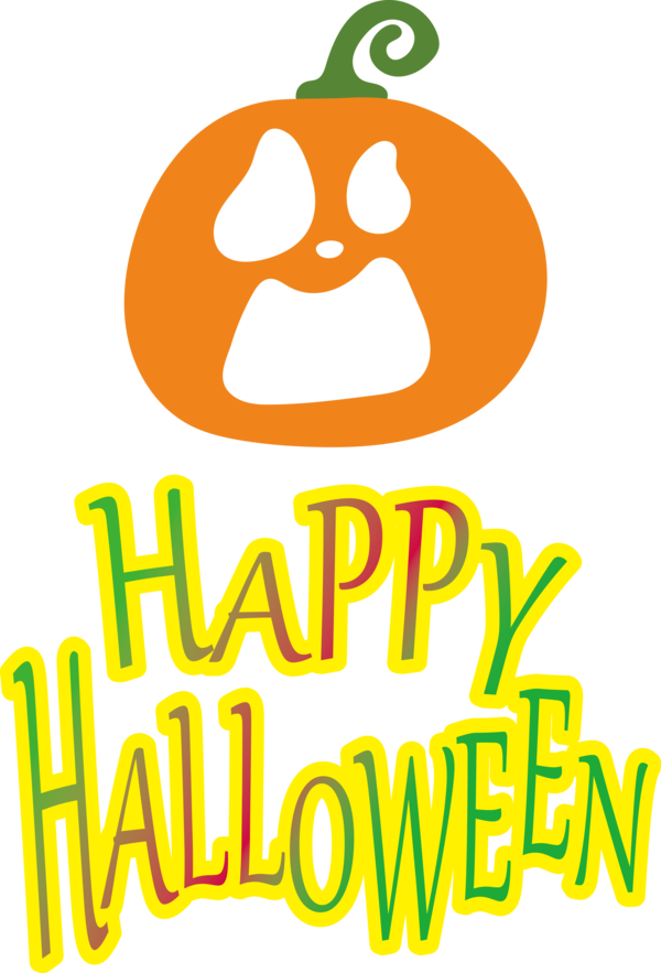 Transparent Halloween Cartoon Logo Smiley for Happy Halloween for Halloween