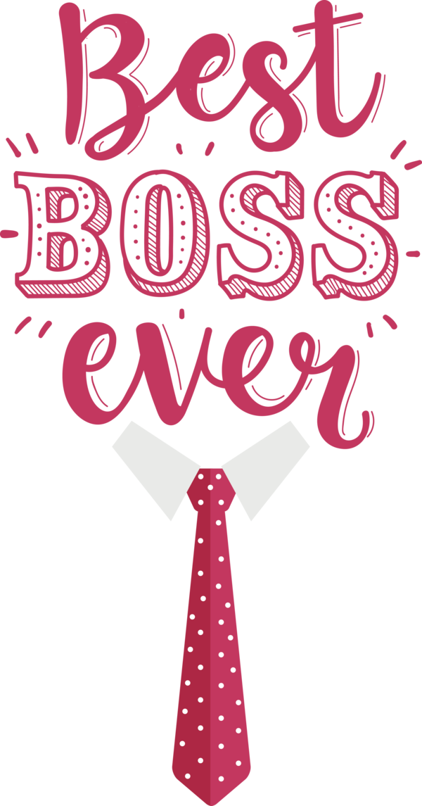 Transparent Bosses Day Design Logo Line for Boss's Day for Bosses Day