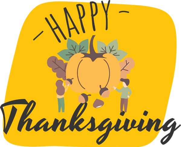 Transparent Thanksgiving Cartoon Logo Line for Happy Thanksgiving for Thanksgiving