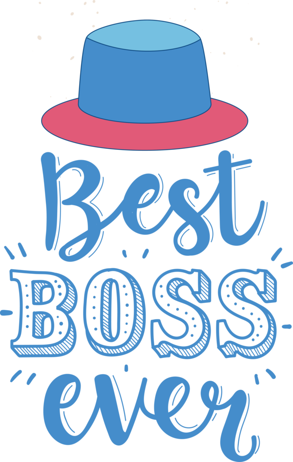 Transparent Bosses Day Design Logo Line for Boss's Day for Bosses Day