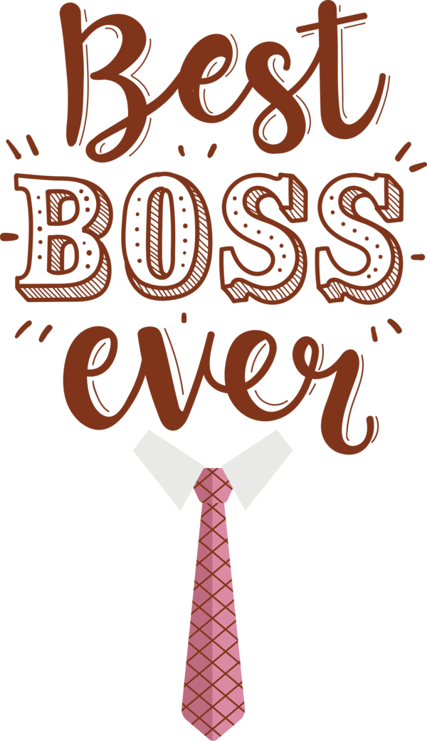 Transparent Bosses Day Design Cartoon Line for Boss's Day for Bosses Day