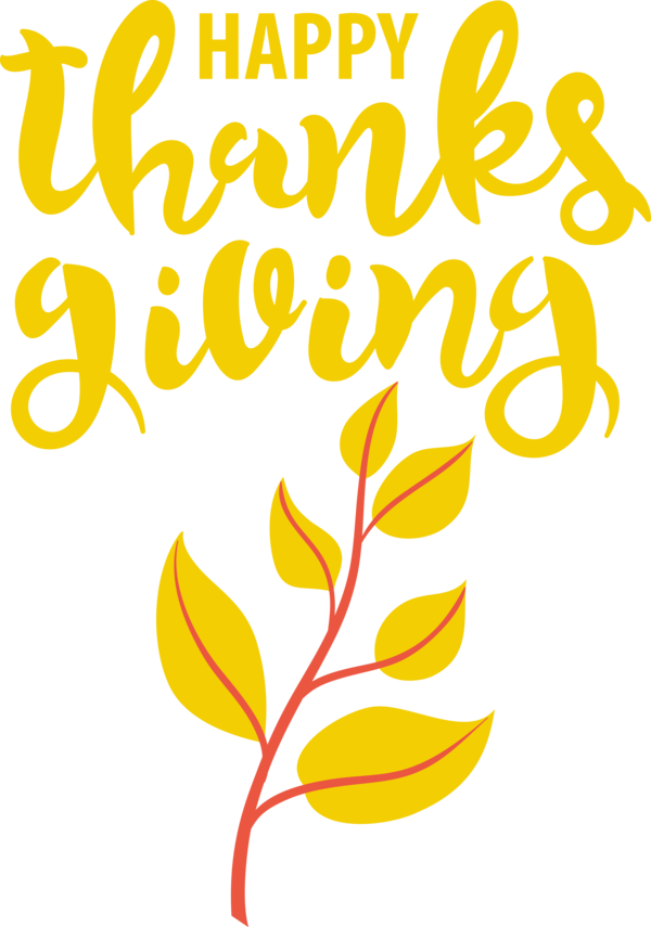 Transparent Thanksgiving Leaf Design Yellow for Happy Thanksgiving for Thanksgiving