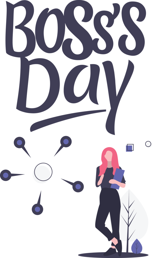 Transparent Bosses Day Design Human Poster for Boss's Day for Bosses Day