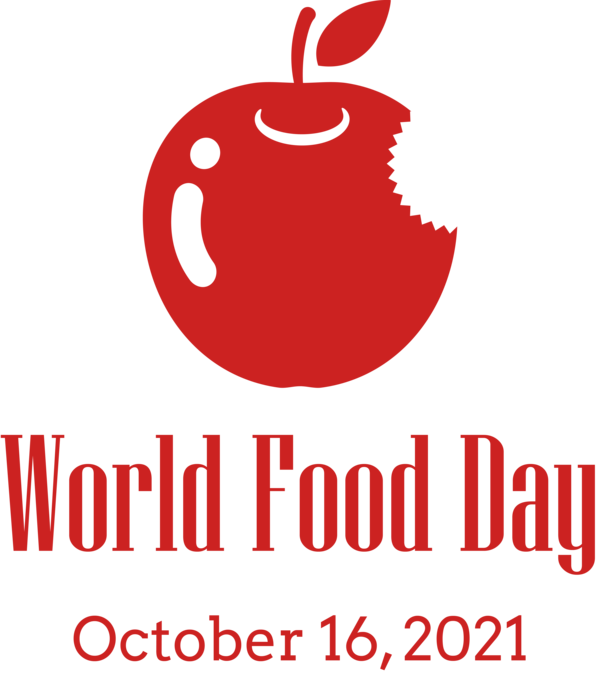 Transparent World Food Day Logo  Apple for Food Day for World Food Day