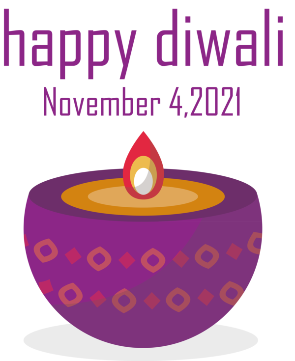 Transparent Diwali Circle Design Purple for Happy Diwali for Diwali