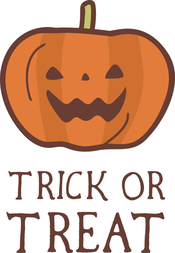 Transparent Halloween Jack-o'-lantern Cartoon Produce for Trick Or Treat for Halloween