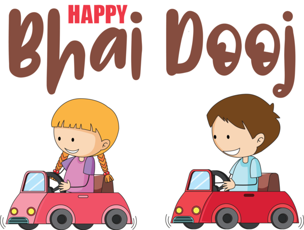 Transparent Bhai Dooj Car Drawing Play Vehicle for Bhai Beej for Bhai Dooj