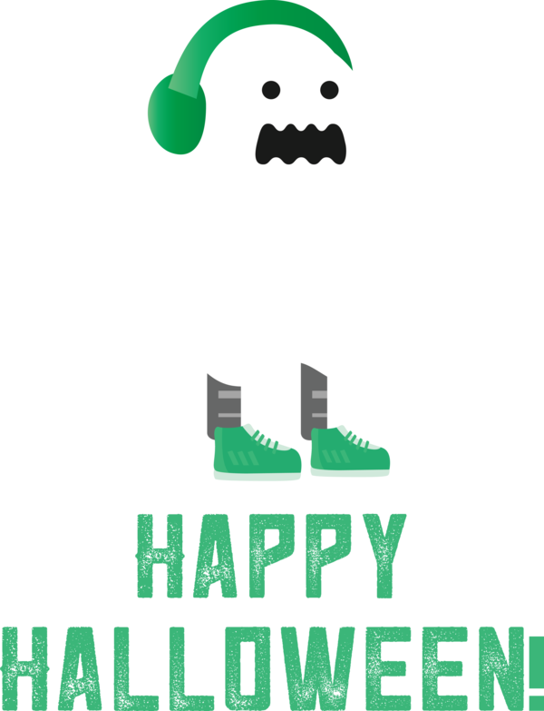 Transparent Halloween Human Logo Design for Happy Halloween for Halloween
