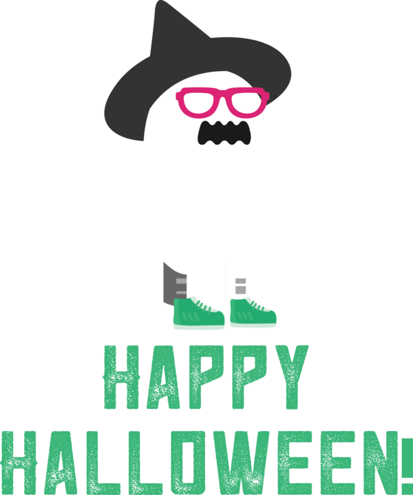 Transparent Halloween Cat Design Logo for Happy Halloween for Halloween