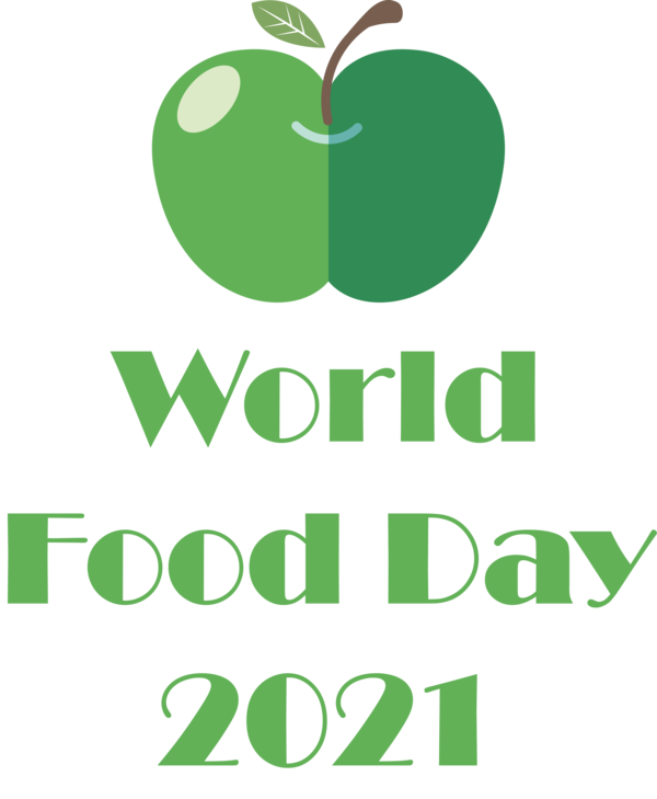 Transparent World Food Day Logo Leaf Green for Food Day for World Food Day