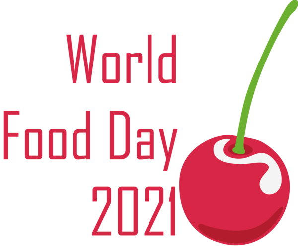 Transparent World Food Day Superfood Logo Meter for Food Day for World Food Day