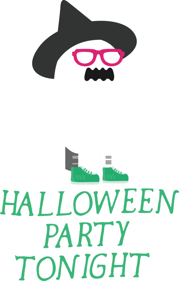 Transparent Halloween Human Logo Design for Halloween Party for Halloween