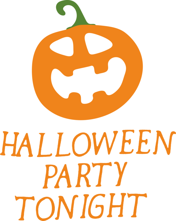 Transparent Halloween Logo Line Happiness for Halloween Party for Halloween