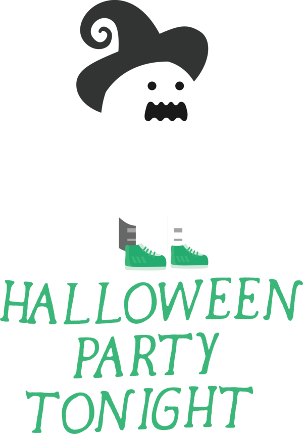 Transparent Halloween Human Logo Cartoon for Halloween Party for Halloween