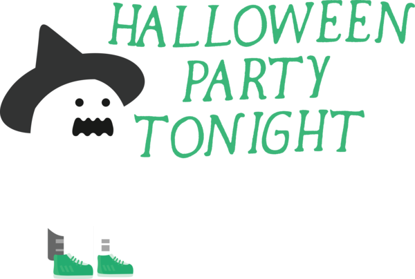 Transparent Halloween Dog Human Logo for Halloween Party for Halloween