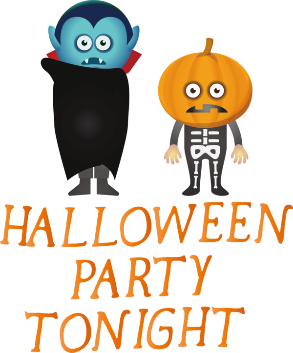 Transparent Halloween Cartoon Pumpkin Smiley for Halloween Party for Halloween