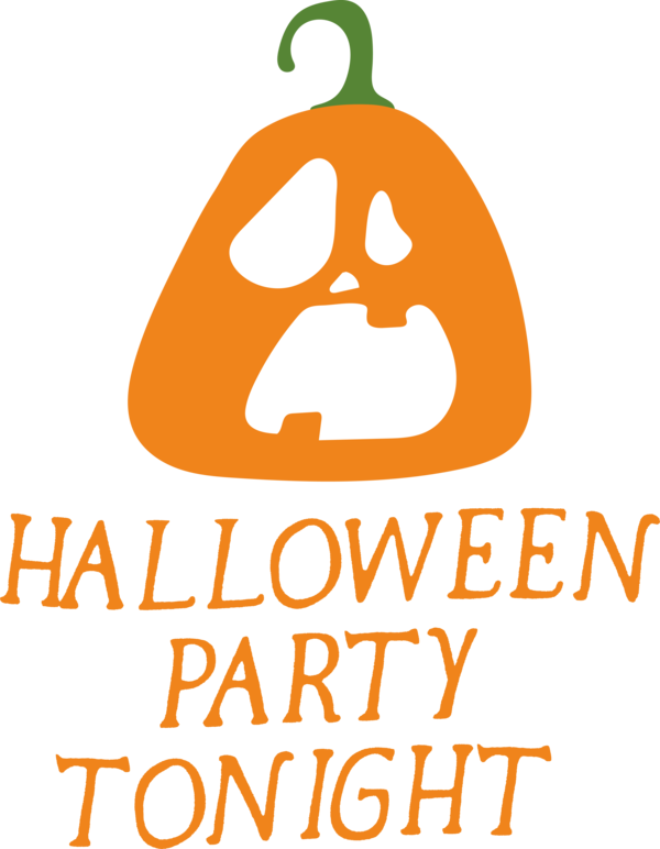 Transparent Halloween Logo Pumpkin Produce for Halloween Party for Halloween