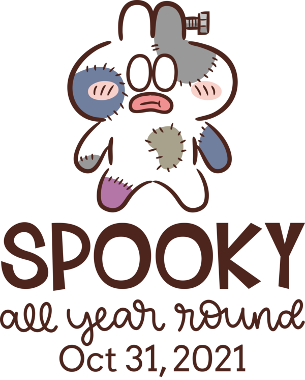 Transparent Halloween Human Cartoon Logo for Halloween Boo for Halloween