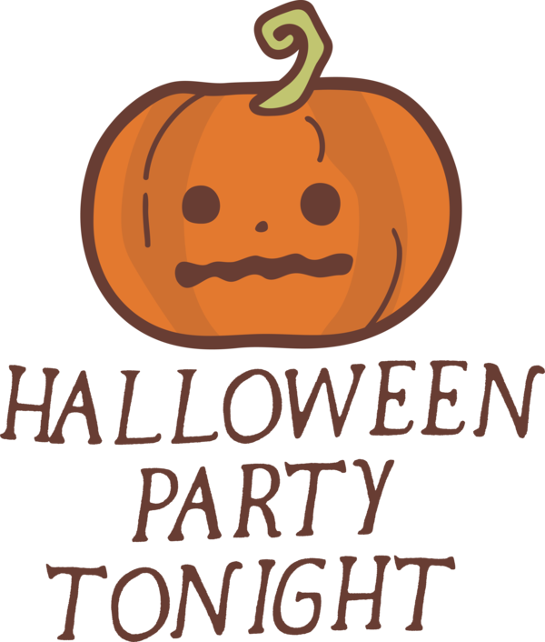Transparent Halloween Cartoon Pumpkin Line for Halloween Party for Halloween