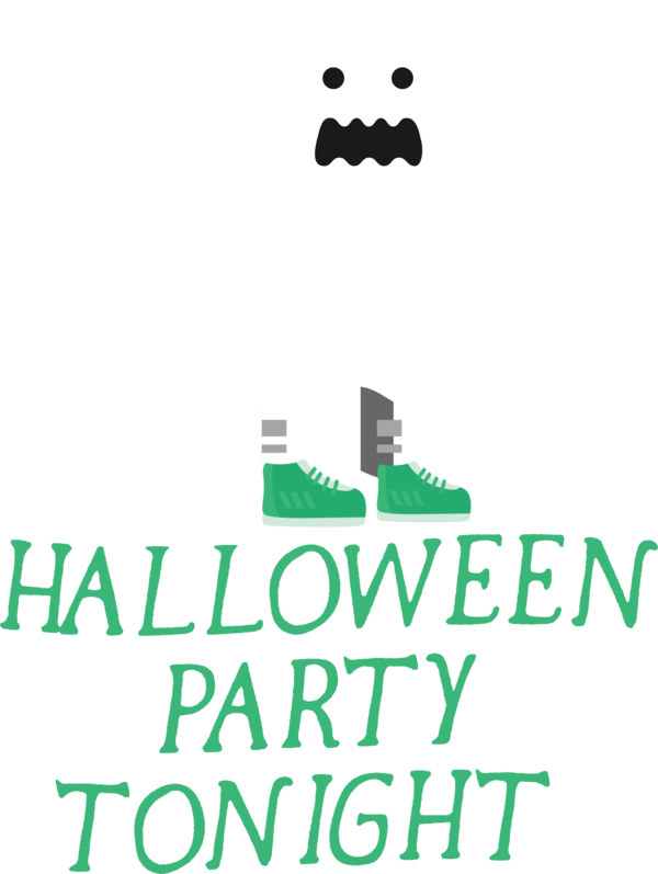Transparent Halloween Human Logo Design for Halloween Party for Halloween