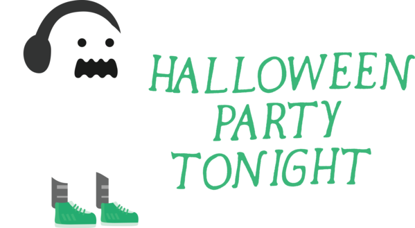 Transparent Halloween Design Logo Human for Halloween Party for Halloween