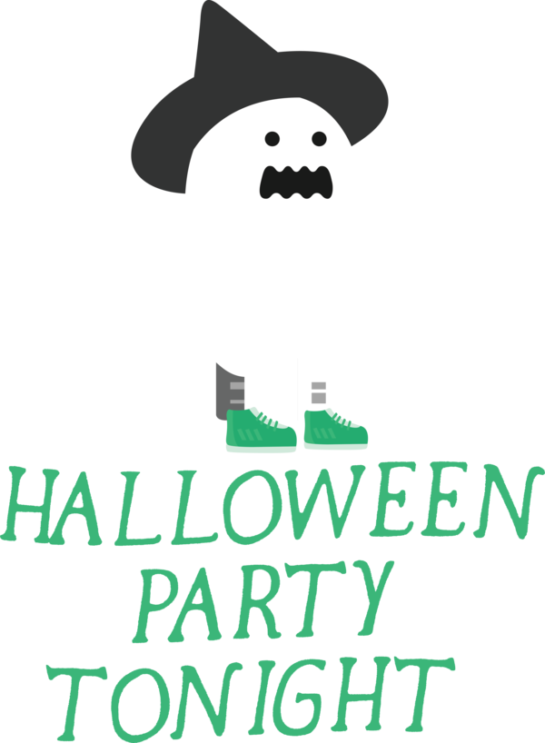 Transparent Halloween Human Logo Cartoon for Halloween Party for Halloween