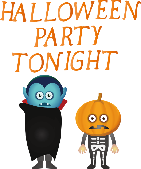 Transparent Halloween Human Cartoon Line for Halloween Party for Halloween