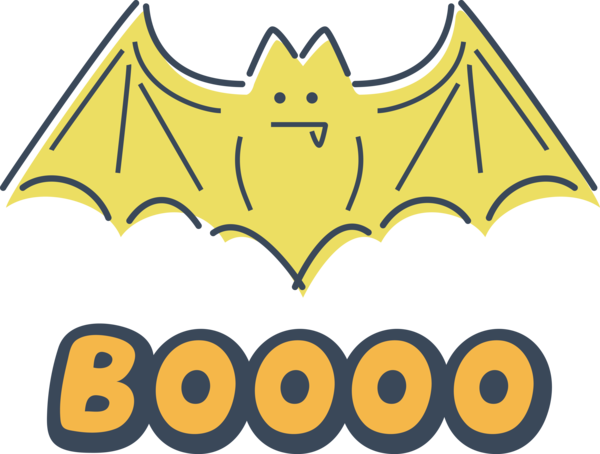 Transparent Halloween Bats Jack-o'-lantern for Halloween Boo for Halloween